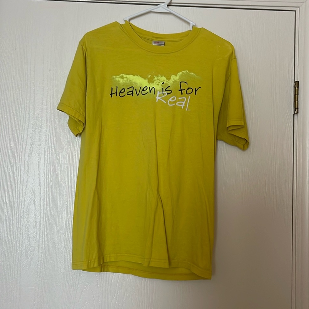 Yellow T-shirt that is gently used